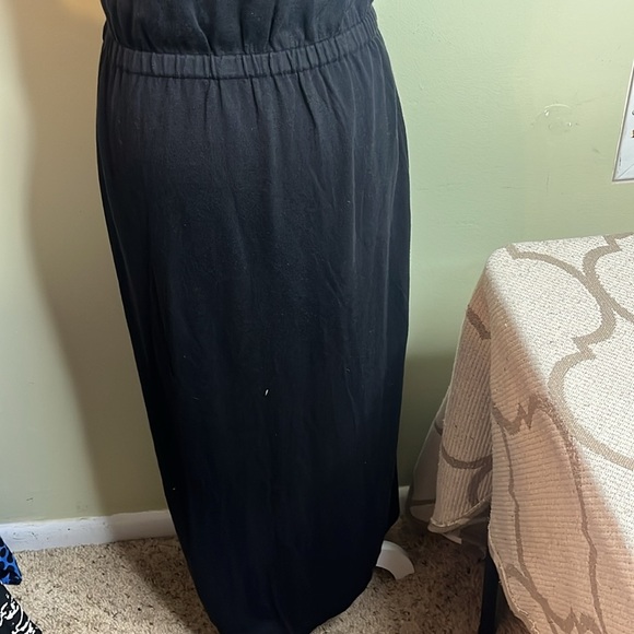 Ann Taylor Black Crossover Halter Sweater Dress size medium - Picture 13 of 16